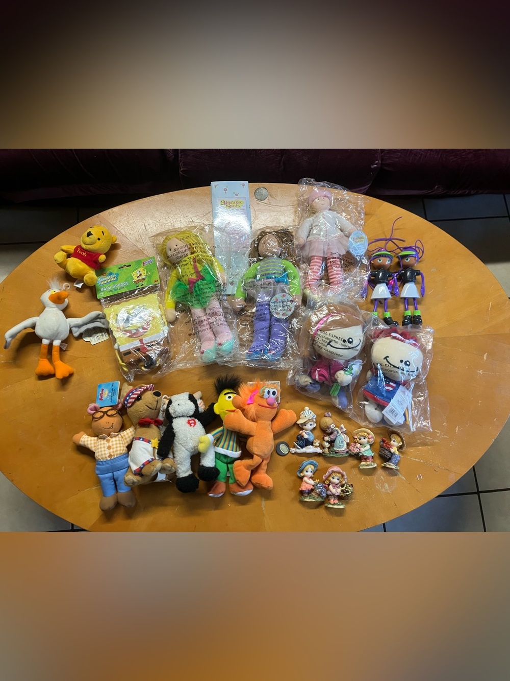 20 Pc Vintage Toy Lot Avon Little Souls Plush SpongeBob Arthur Disney Magnets NW
